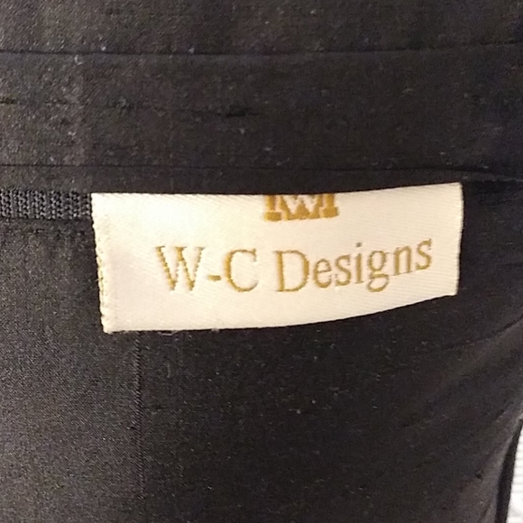 WC Designs Beaded Black Pillow - Picture 5 of 12